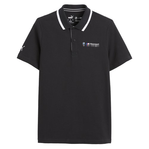 Motorsport bmw polo shirt in cotton with short sleeves black Puma La Redoute