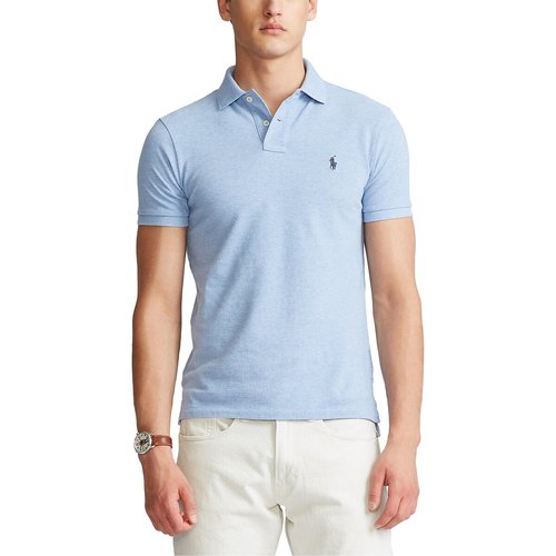 Cotton Pique Polo Shirt in Slim Fit