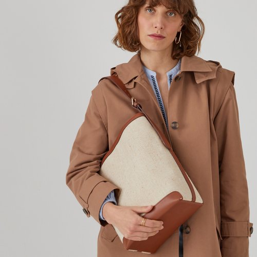 Sac seau La Redoute Collections marron beige La Redoute