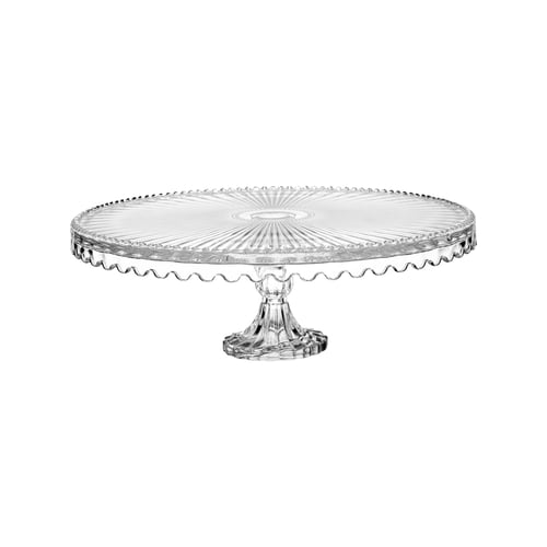 Omada Design Socle à Gâteaux 36 Cm Avec Cloche - Présentoir Diamant Incassable