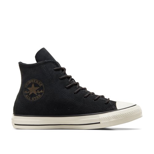 Baskets all star hi fashion suede leather noir Converse La Redoute