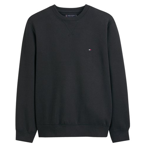 Tommy hilfiger black crew neck sweater cheap