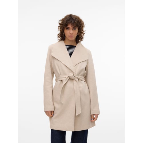 Manteau Laine Femme VERO MODA VMTWODOPE – Élégant Col Montant Chaleureux
