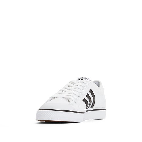Adidas white canvas trainers shop