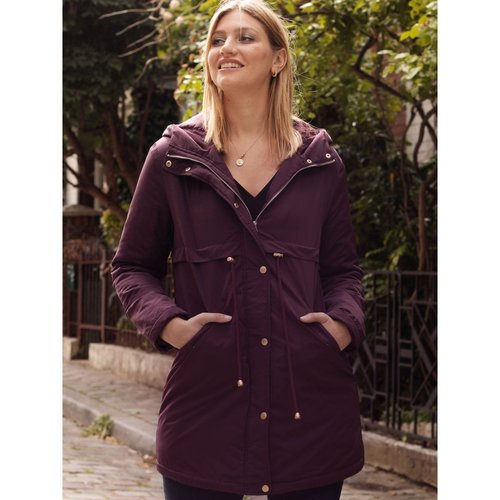 Manteau de grossesse et de portage maxime aubergine Envie De Fraise La Redoute