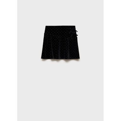 Jupe velours strass noir Mango Kids La Redoute