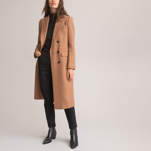 Manteau pardessus long fabrique en europe La Redoute Collections La Redoute