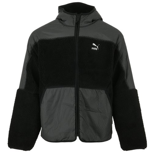 Veste sherpa jacket noir Puma La Redoute
