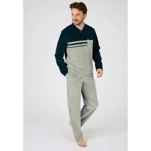 Pyjama a manches longues velours