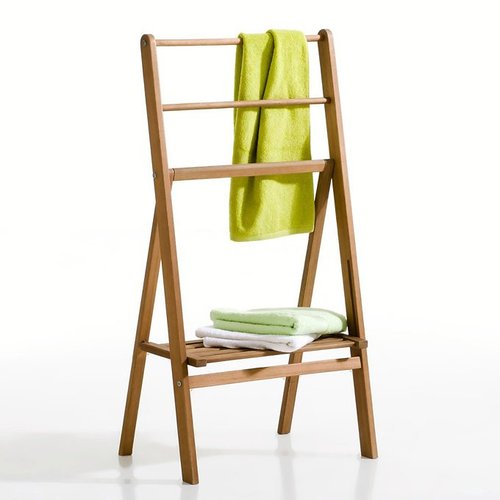 Locuste folding acacia towel rack acacia So home La Redoute