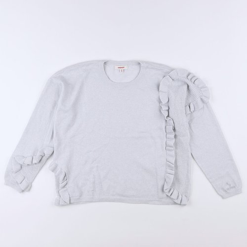 Pull tres bon etat argent Catimini La Redoute