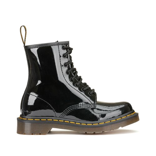 Boots en cuir verni 1460 w patent noir verni Dr. Martens La Redoute