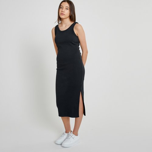 Robe debardeur longue et droite noir La Redoute Collections La Redoute