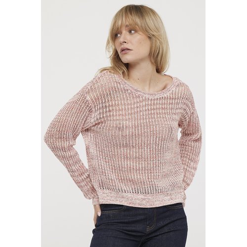 Pull manches longues coton regular casma rouge Lee Cooper La Redoute