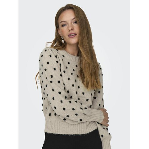 Polka dot jumper sweater ecru Jdy La Redoute