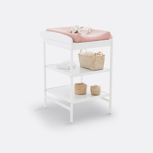 Anice changing table with shelves white So home La Redoute