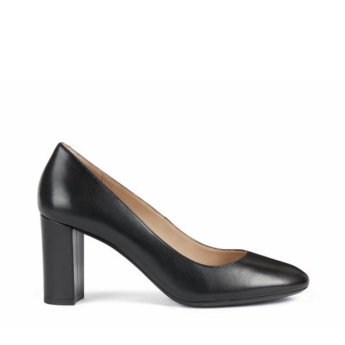 Pheby leather breathable heels black Geox La Redoute