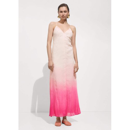 Robe lyocell imprimee fuchsia Mango La Redoute