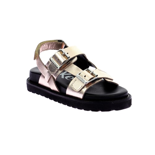 Sandales Neosummer Kickers Rouge - Talon 3.5cm Cuir été