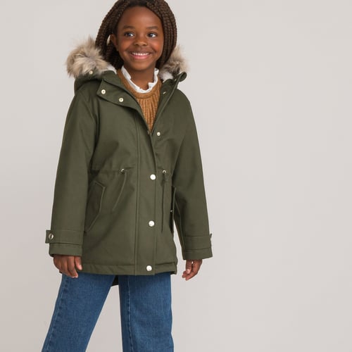 Parka Homme Hiver Mi-long Doublée polaire Col fausse fourrure amovible Manches longues Casual Parka Homme Hiver Mi-long Doublée polaire Col fausse fourrure amovible Manches longues Casual