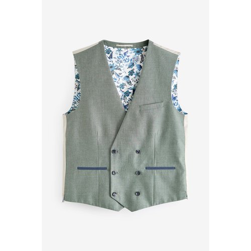 Gilet de costume standard a lisere vert Next La Redoute