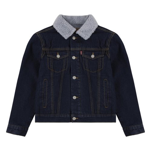 Levi's faux fur denim jacket hot sale