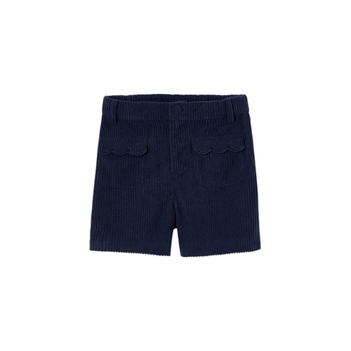 Short En Velours Fille Vertbaudet - Coupe Paperbag, Ceinture à Nouer, 100% Coton