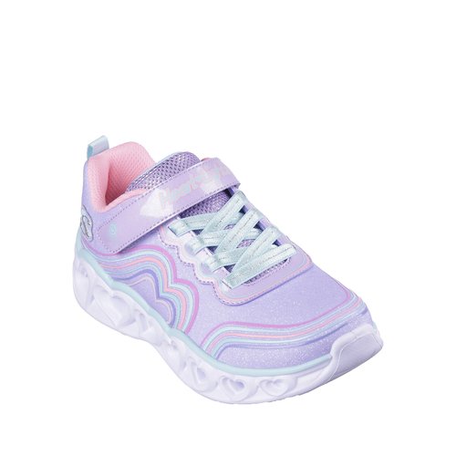 Sneakers heart lights lavanda Skechers La Redoute