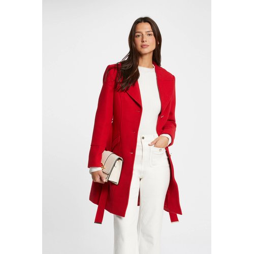 Manteau rouge la redoute sale