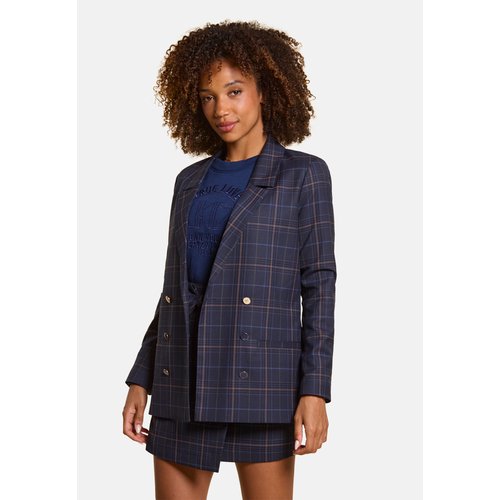 Veste bleu carreaux outlet