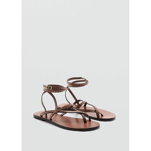 Sandales lanieres cuir clearance