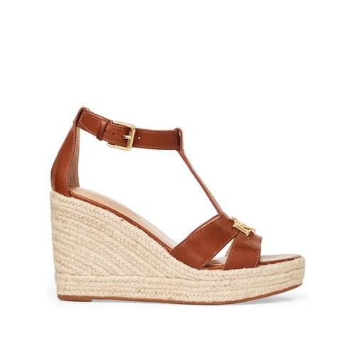 Ralph lauren espadrille wedges open toe store