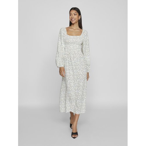 Robe mi longue fleurie cloud dancer Vila La Redoute