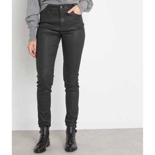 Jean slim enduit hot sale