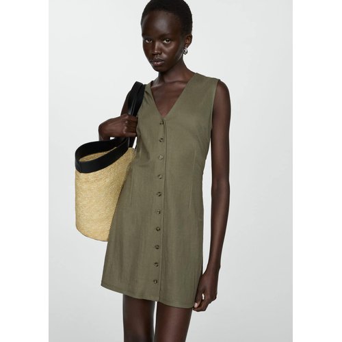 Robe courte boutonnee Mango La Redoute