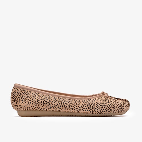 Clarks Freckle Ice – Ballerines Femme En Cuir Souple, Confortables Et Légères, Cuir Responsable