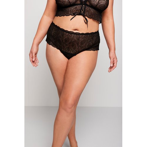 Culotte stretch lacage entrejambe ouvert noir Ulla Popken La Redoute