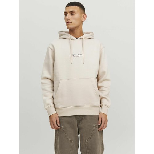 Cotton mix hoodie in loose fit Jack Jones La Redoute