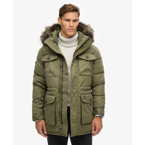 Parka avec imitation fourrure chinook Superdry La Redoute