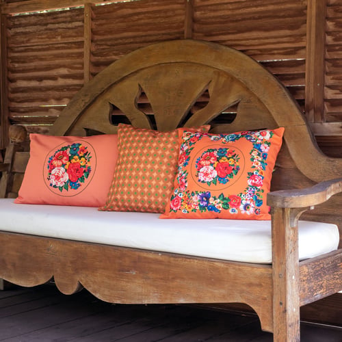 4 Pcs Housses de Coussin Boho Décoratives pour Patio Jardin Balcon