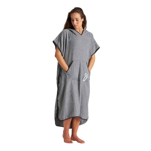 Poncho a capuche icons team gris Arena La Redoute