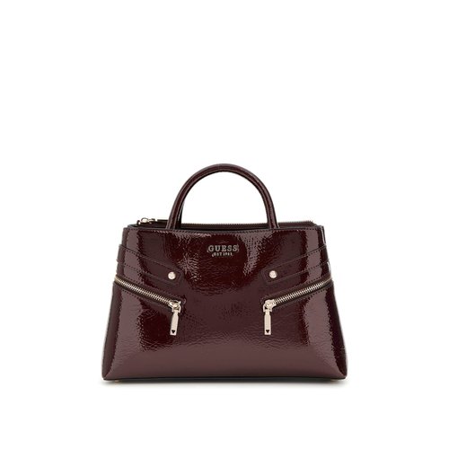 Guess sac a main trissa verni bordeaux Guess La Redoute