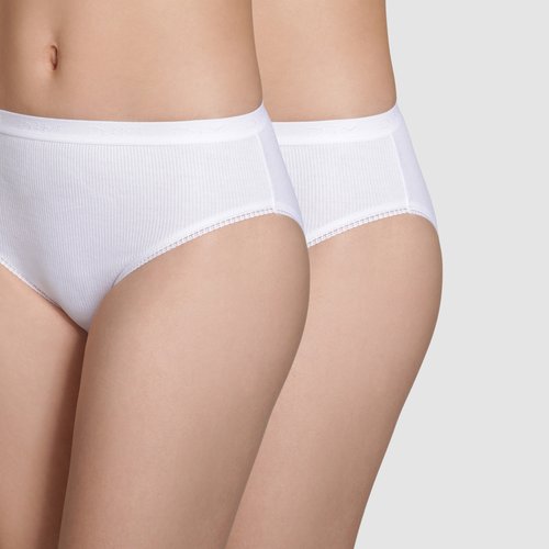 Lot de 2 culottes hautes pur coton Dim La Redoute