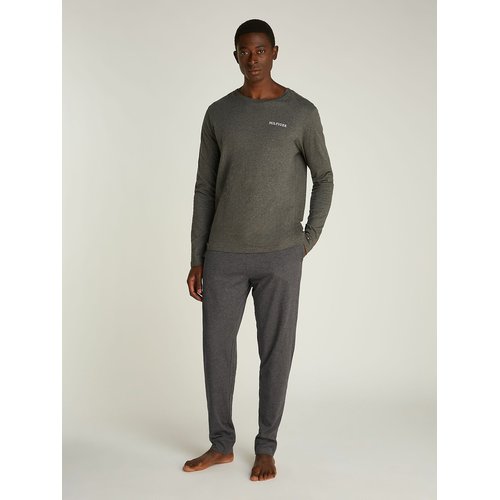 Cuffed pyjamas grey Tommy Hilfiger La Redoute