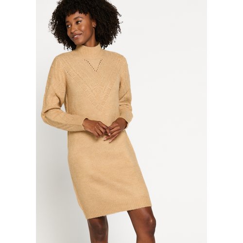Robe maille torsadée clearance