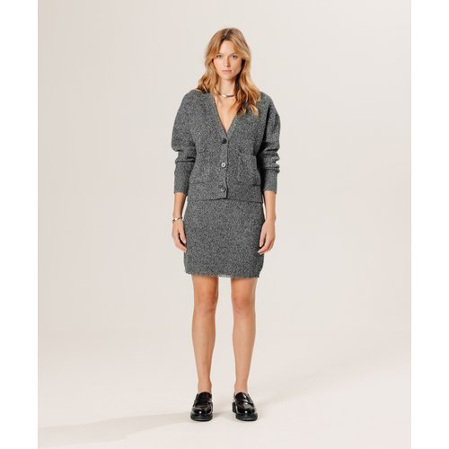Gilet oversize en laine et cachemire gris chine Rodier La Redoute