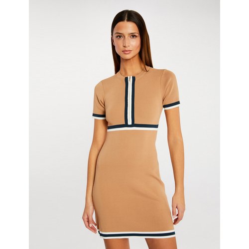 Robe ajustee zippee bandes contrastantes Morgan La Redoute