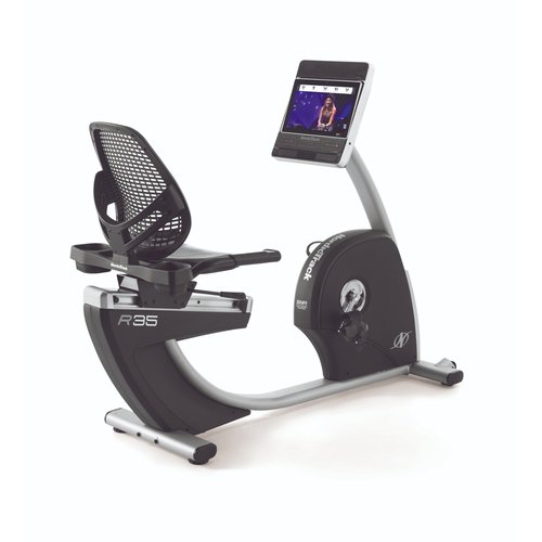 Velo d appartement semi allonge r35 connecte ifit noir Nordictrack La Redoute
