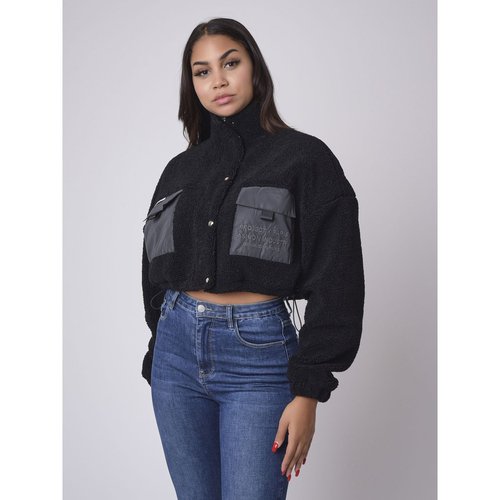 Veste courte effet peau de mouton noir Project X La Redoute