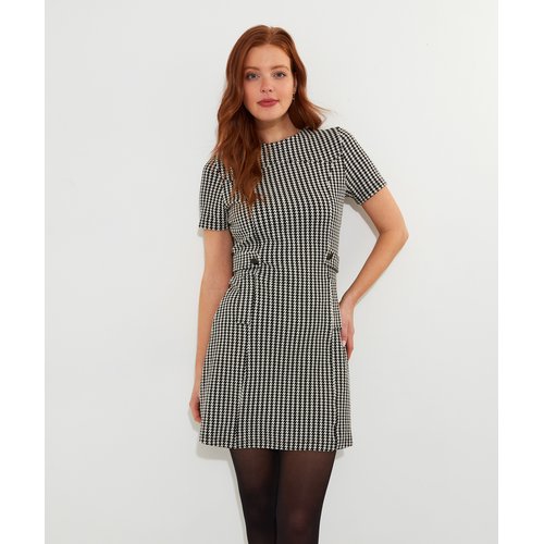 Robe Mini Carreaux Pied de Poule